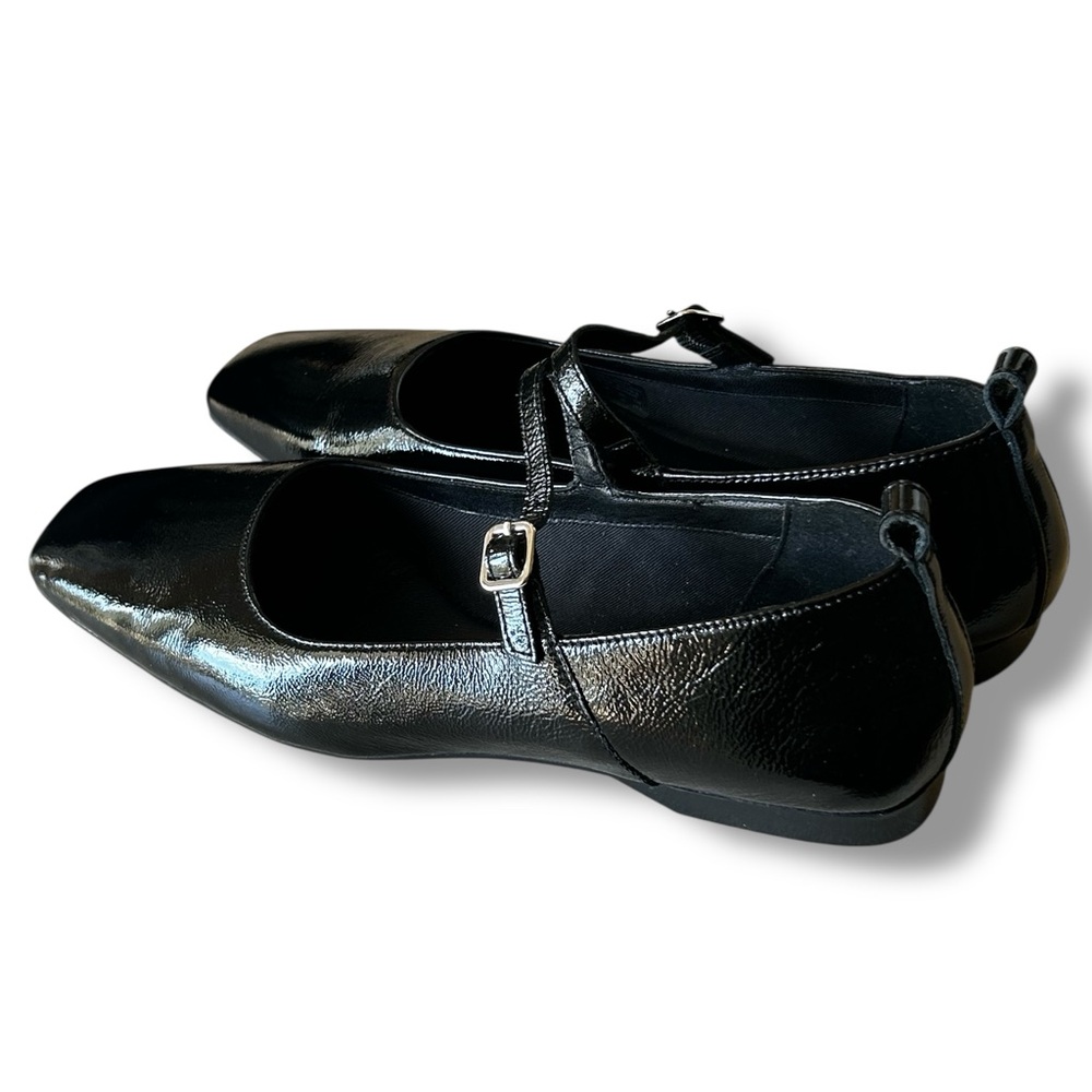 VAGABOND SHOEMAKERS DELIA BALLET FLATS Black Patent Mary Jane EU 40 US 10 NWOT - Picture 6 of 17